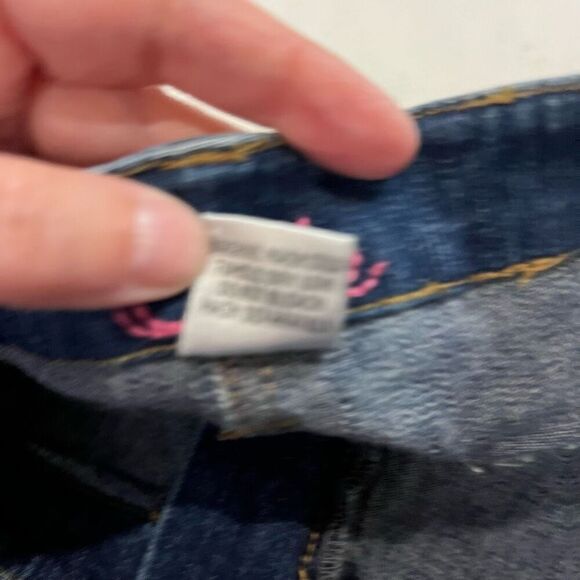 Vintage Cache Flare Leg Sailor Pockets Blue Jeans Women’s - Picture 5 of 8